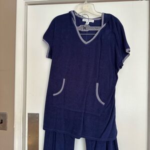 Carole Hochman Navy Women's Top